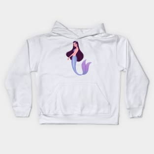 Purple Mermaid Kids Hoodie